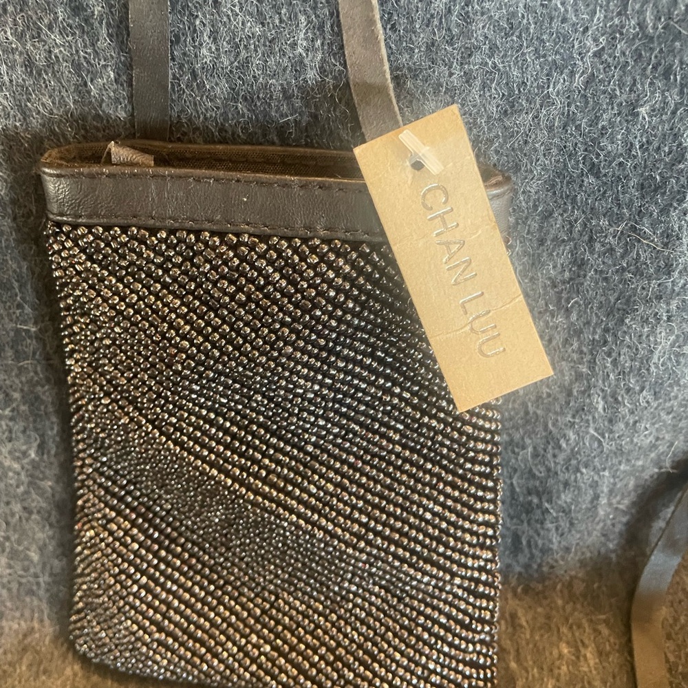 Chan Luu Brand New Black Beaded Mini Bag